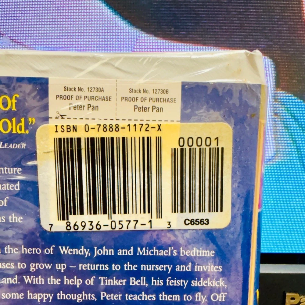 Disney’s Peter Pan VHS Tape | Masterpiece Collection